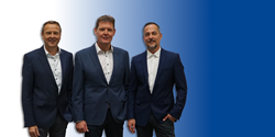 Das Managementteam (v.l.n.r.) Christian Hose (Comerical Director), Dr. Peter Ripphausen (Geschäftsführer), Michael Wette (Leiter Finanzen & Controlling) (Bild: Reinhardt-Technik GmbH)