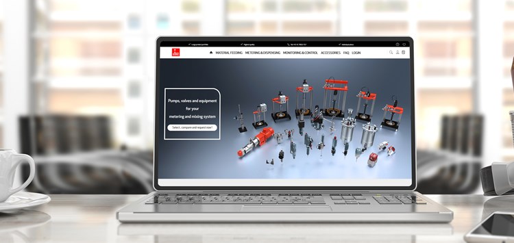 Neues Online-Produktportal für die Dosiertechnik