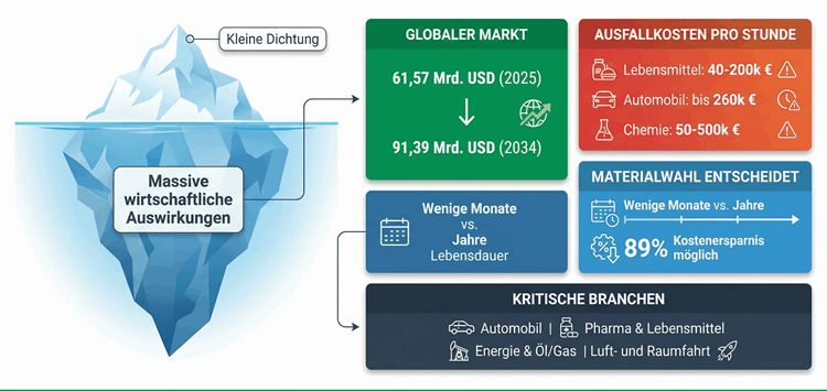 Versteckter Wirtschaftsfaktor "Dichtung"