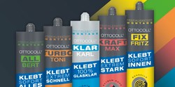 Die fünf OTTOCOLL® Profi-Klebstoffe (Bild: OTTO-CHEMIE)