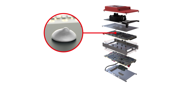 Silikonfreies Gel schützt vor thermischer Schädigung