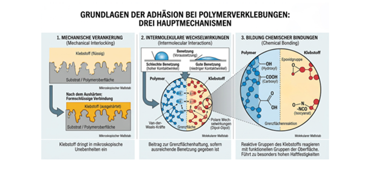 Einfluss der Plasmaaktivierung auf die Adhäsion von Polymeren