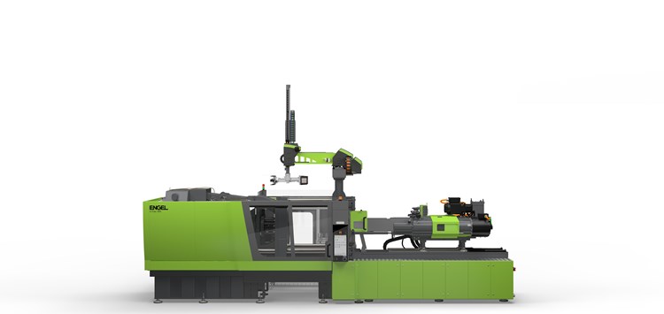 Spritzgießmaschinenbaureihe nach oben erweitert