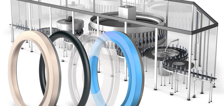 Dichtungslösungen für die Lebensmittel- und Getränkeindustrie