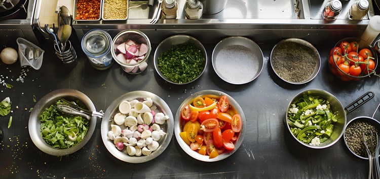 Von Profi-Köchen für das Kleben lernen