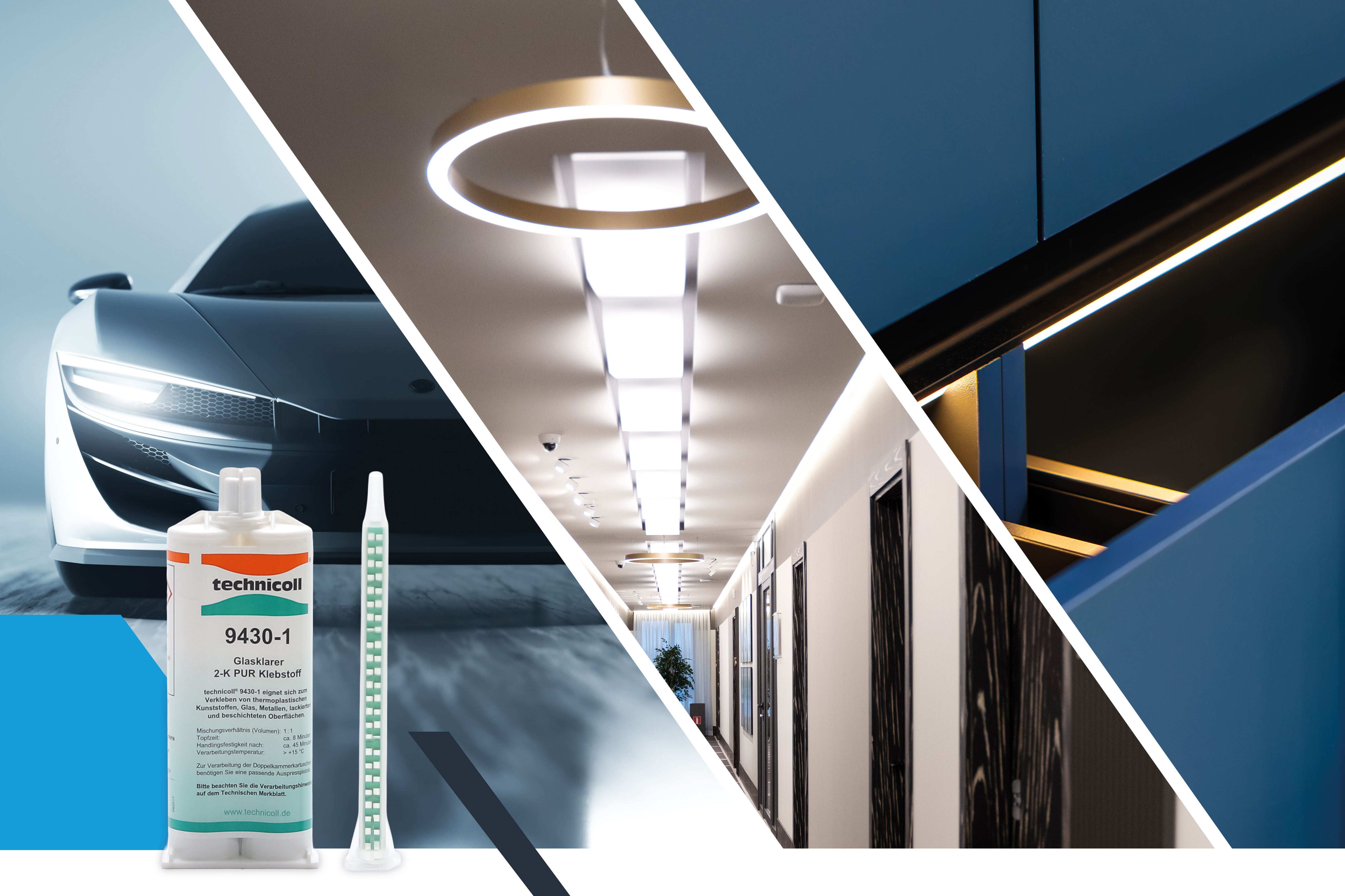 Unsichtbare Klebkraft, die den Unterschied sichtbar macht