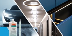 Der glasklare Konstruktionsklebstoff technicoll® 9430-1 ermöglicht u.a. sanftes LED-Licht in vielen Bereichen (Bild: RUDERER KLEBETECHNIK GmbH)