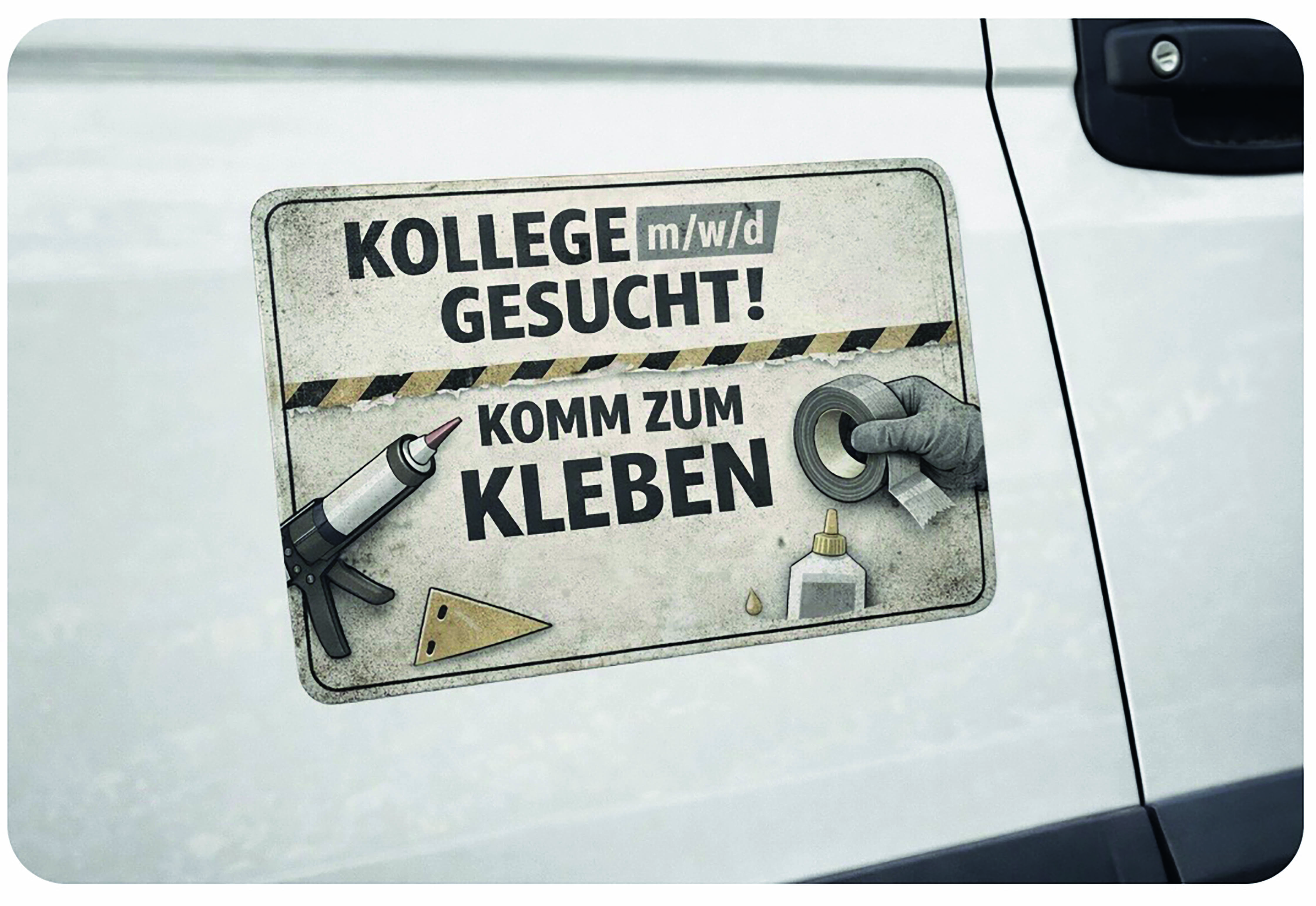 „Komm zum Kleben“