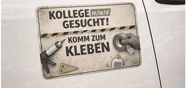 „Komm zum Kleben“