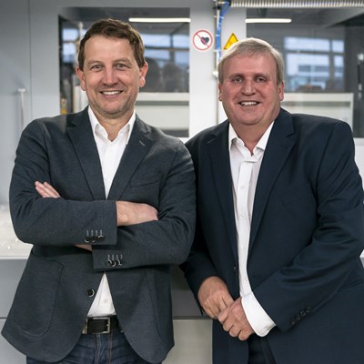 Steffen Braun, technischer Geschäftsführer und Thomas Erben, Geschäftsführer, Dostech GmbH (v.l.n.r.)