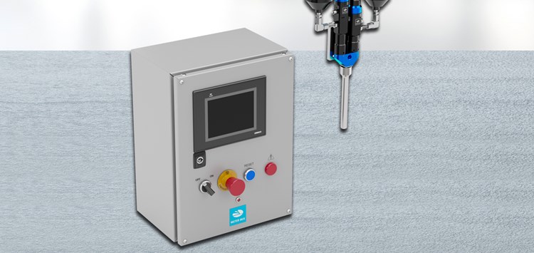 Kleine  Raupen präzise auftragen