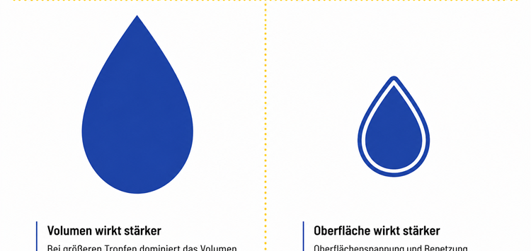 Sauberer Tropfenabriss als Basis für reproduzierbare Mikrodosierung