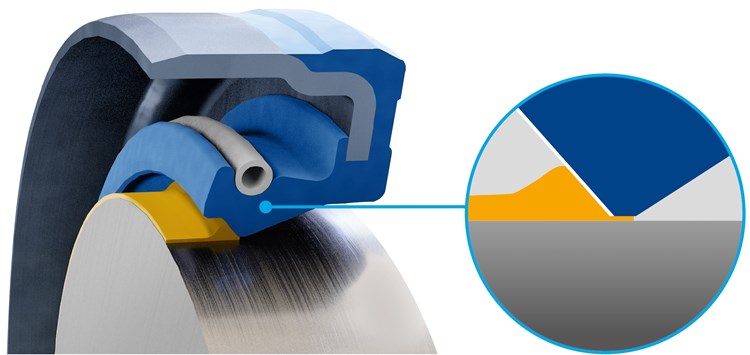 Reibungsreduzierung in der Dichtung