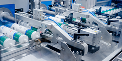 Einblick ein die neue Abfülllinie in Fridolfing-Kaltenbrunn (Bild: OTTO-CHEMIE)