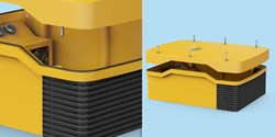 Die rückstellfähige Polyurethanschaumdichtung Sonderhoff Fermapor K31 ermöglicht ein
wiederholtes Öffnen und Wiederschließen des PV-Invertergehäuses zu Wartungszwecken (Bild: Henkel AG & Co. KGaA)