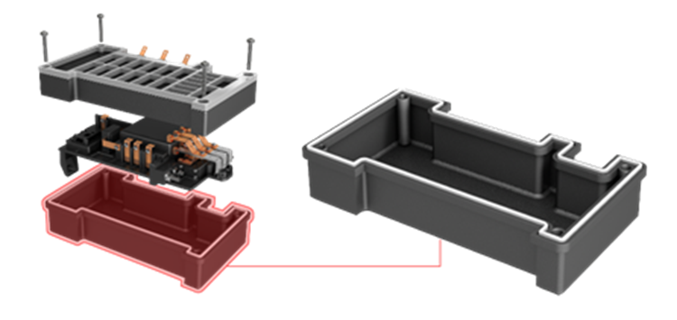 Schnellere Abdichtung von Elektronikbaugruppen