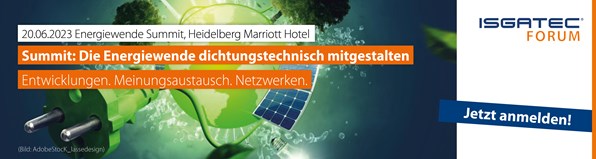 Summit: Die Energiewende dichtungstechnisch mitgestalten