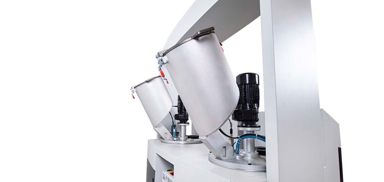 Materialien schwerkraftunterstützt fördern