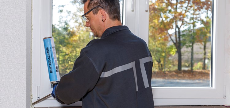 Keinen Brunnenschaum für Fenster verwenden