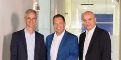 Dr. Andreas Raps (CEO), Dr. Sebastian Weiss (CFO) und Dr. Kai Ziegler (CTO). (Bild: EagleBurgmann Germany GmbH & Co. KG)