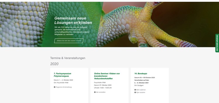 Neue IVK-Website