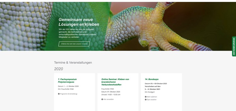 Neue IVK-Website 