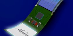 Flexible Klebstoffe werden für Folienlaminierung, elektrisch leitende Verklebungen, Underfills, Edge Bondings und SMD-Fixierung auf einer flexiblen Leiterplatte und OPV-Zelle verwendet (Bild: Panacol)