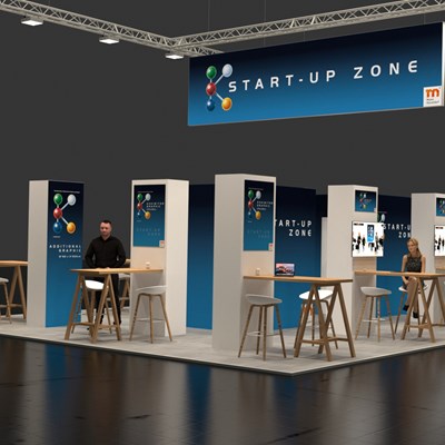 Neue Start-up-Zone auf der K 2022