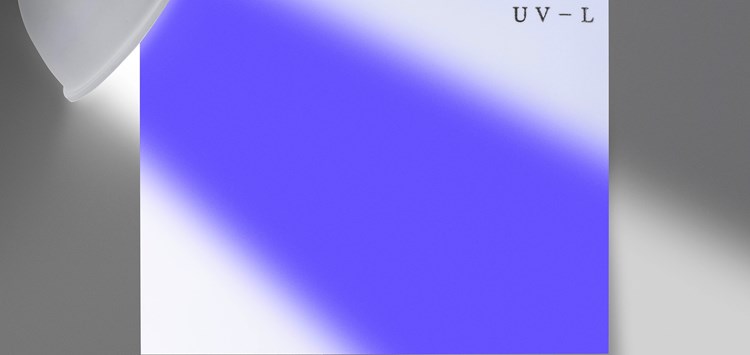 Multilayerfolie zur Visualisierung von UV-Strahlungsbelastungen