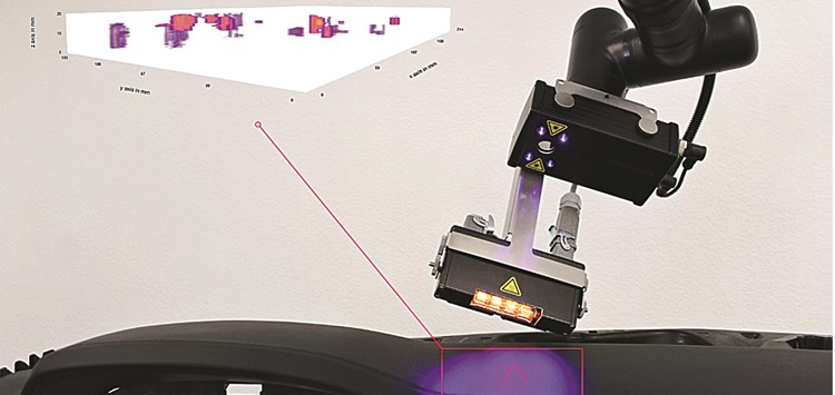 Bis zu 30 mm tief in Materialien hineinschauen