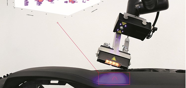 Bis zu 30 mm tief in Materialien hineinschauen