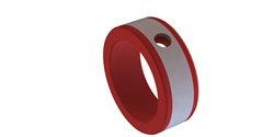 Neue Kombidichtung mit Hochdruck-KSS-Übergabe für Werkzeugrevolver aus hydrolysebeständigem H-ECOPUR® (Bild: SKF)