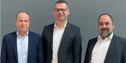 Das Management-Team von RAMPF Production Systems (v. l. n. r.): Hartmut Storz, Rüdiger Brockmann und Stefan Huber (Bild: RAMPF Holding GmbH & Co. KG)