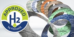 Für Anwendungen mit Wasserstoff geeignete Dichtungen sind auf den ersten Blick am „H2-approved“-Logo zu erkennen. (Bild: Frenzelit GmbH)