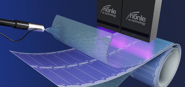 Neuer UV-Klebstoff für die Verkapselung von flexiblen  PV-Modulen