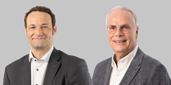 Staffelübergabe bei der Abteilung Weiterbildung und Technologietransfer am Fraunhofer IFAM (links Dr. Erik Meiß, rechts Professor Dr. Groß) (Bild: Fraunhofer IFAM / Bremen)