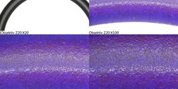 Prüfling mit Beschichtung OVE40SL nach verschärfter Prüfung unter UV-Licht: Es ist praktisch keine Abnutzung zu erkennen (Bild: OVE Plasmatec)